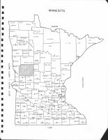 Minnesota State Map, Otter Tail County 1974